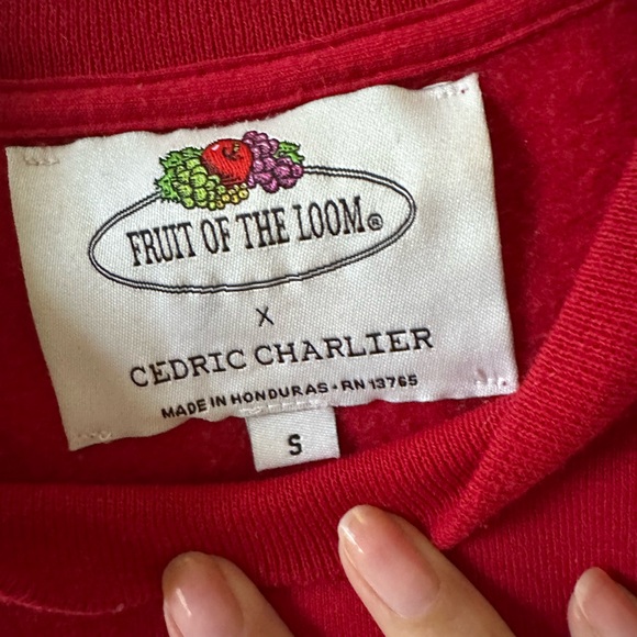 Limited edition Cedric Charlier Fruit of the loom collaboration sweatshirt - Picture 6 of 6